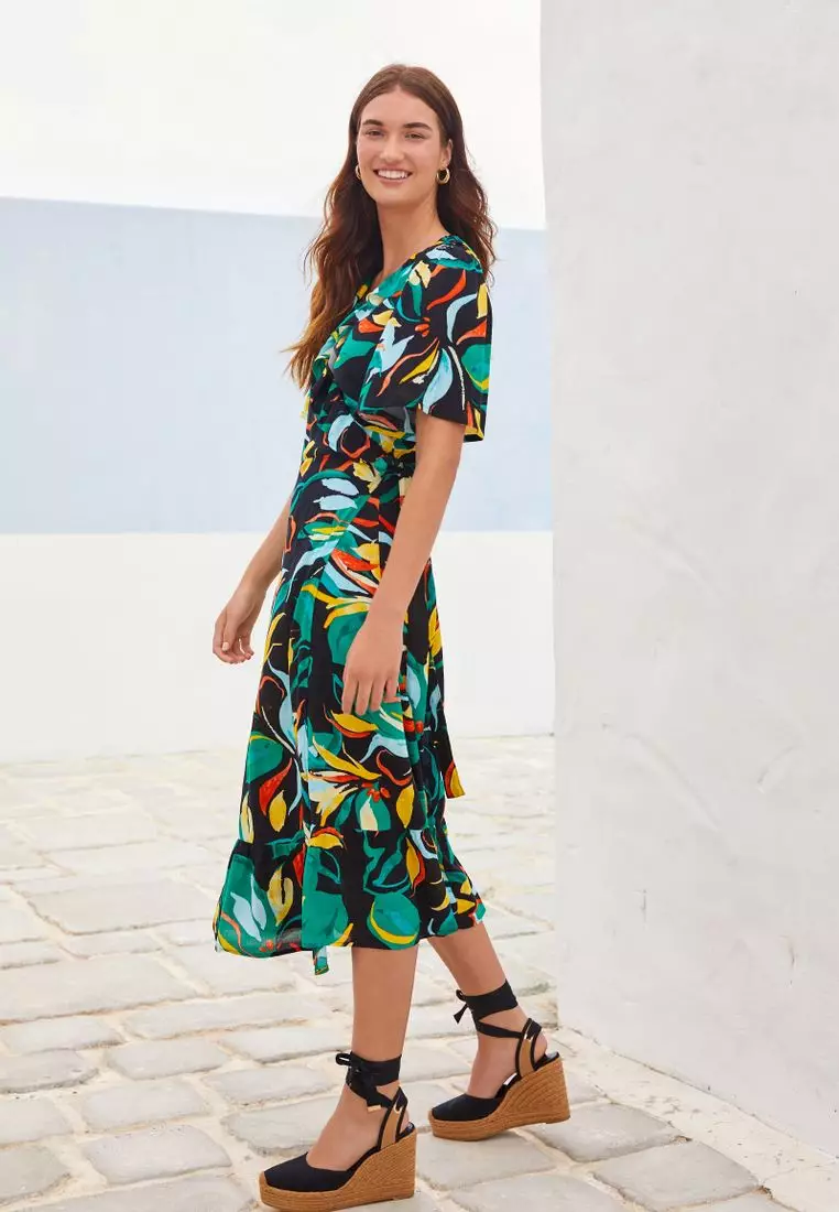 Buy NEXT Wrap Midi Dress 2024 Online ZALORA