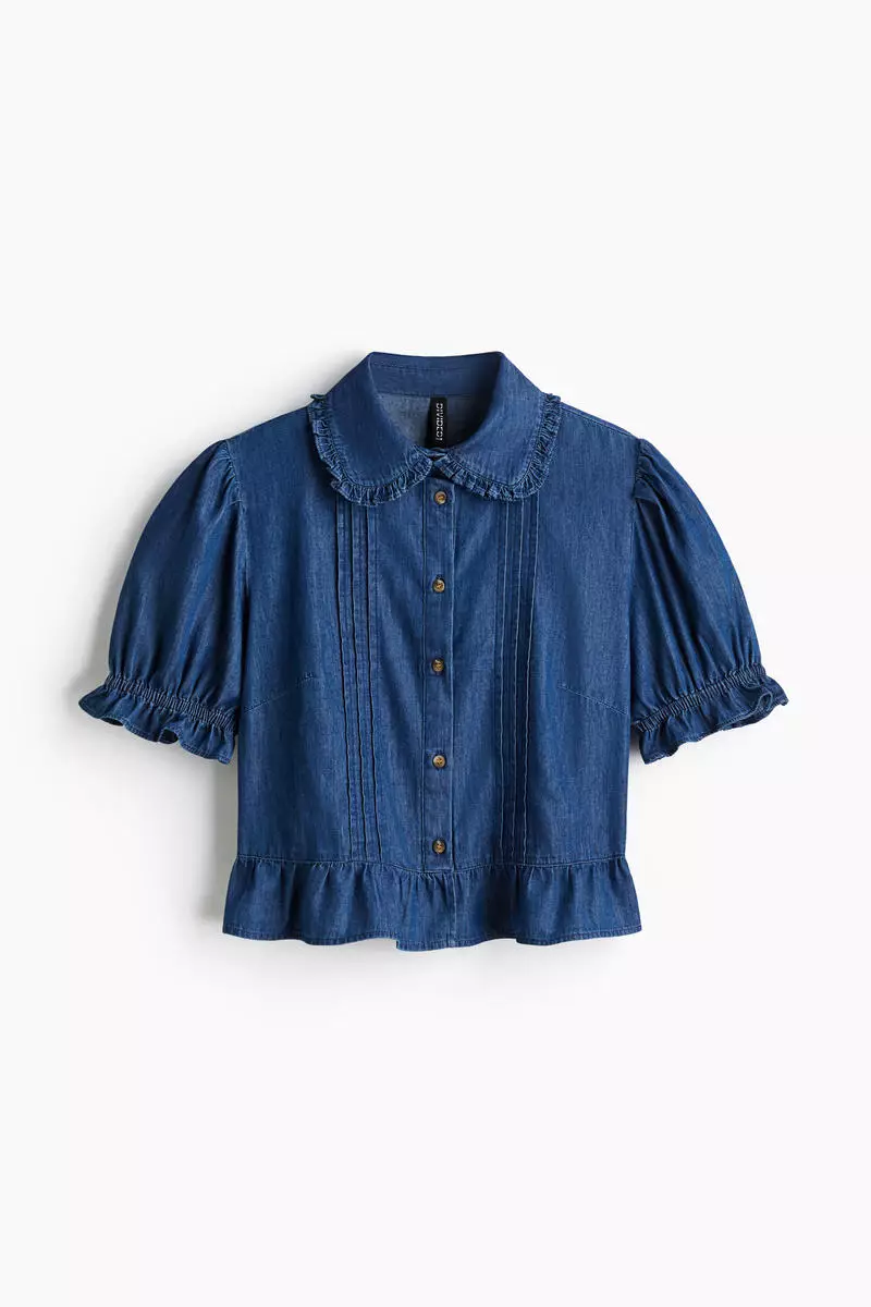 Denim blouse
