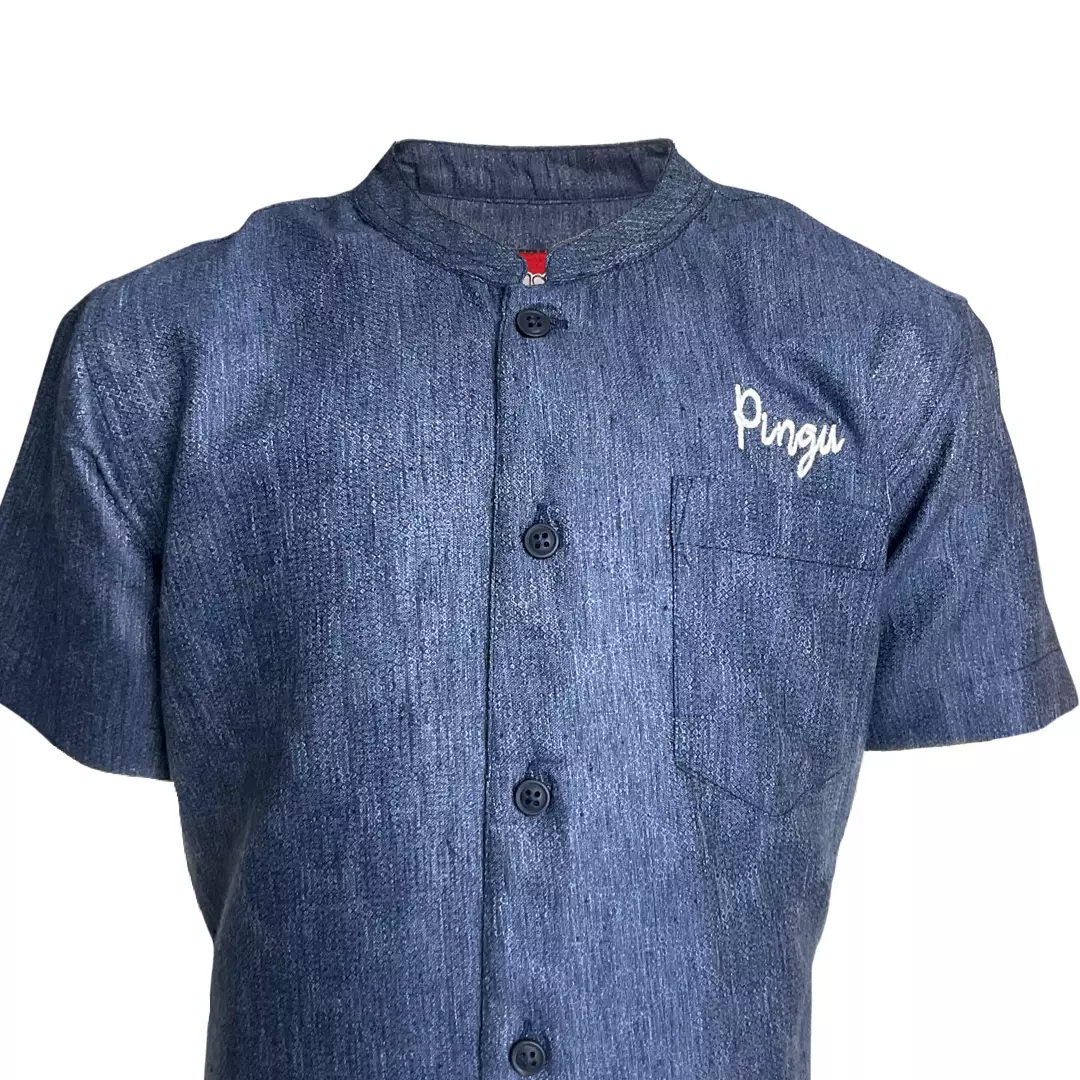 Pingu Koko Anak Laki Laki Shanghai Polos Pendek Navy 91702528