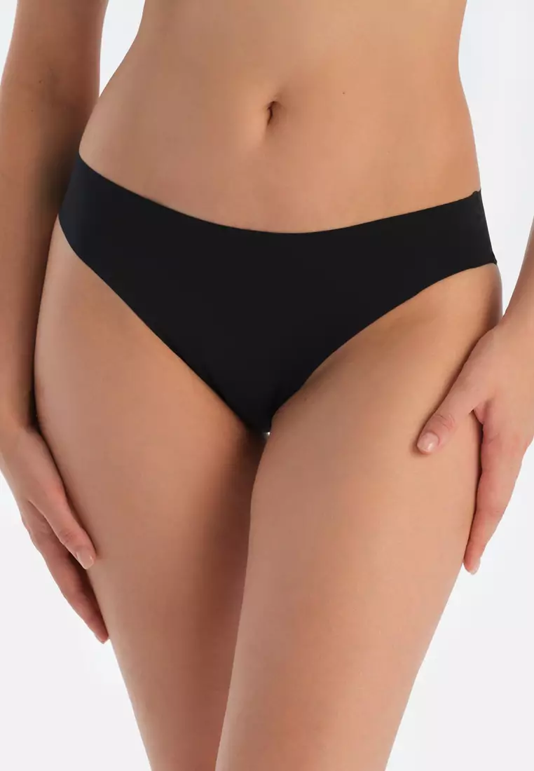 Black Basic Briefs, Underwear for Women