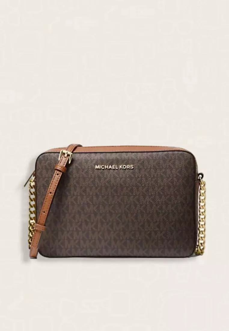 Jual Michael Kors Michael Kors Jet Set Large Printed Logo