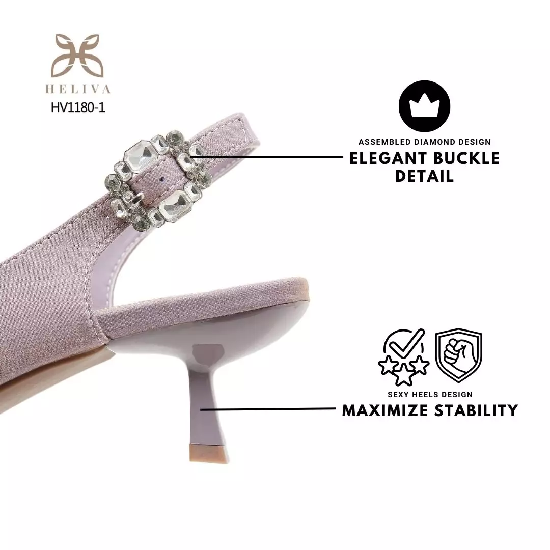 Heliva Aulyna – Crystal-Embellished Pointed Heels in Elegant 5.5cm Profile HV1180-1