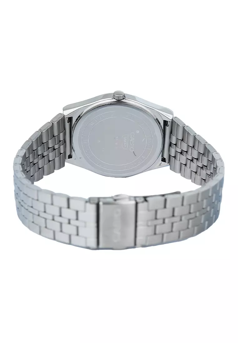 Casio - Jam Tangan Analog Wanita - Silver Blue - Stainless Steel - MTP-B145D-2A2V