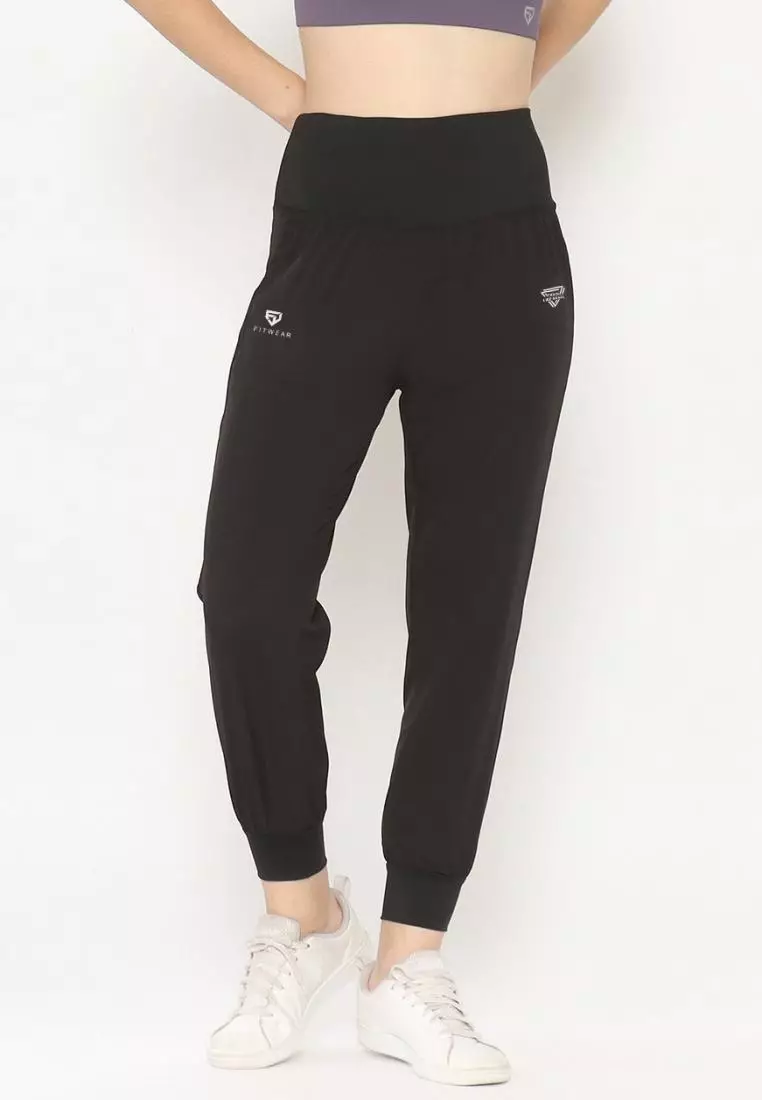 FITWEAR - JOGGER MICHELLE SIDE - BLACK