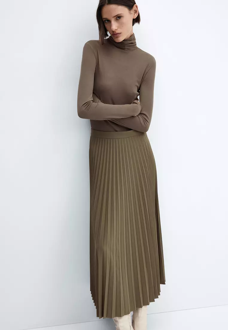Mango Pleated Long Skirt 2024 | Buy Mango Online | ZALORA Hong Kong