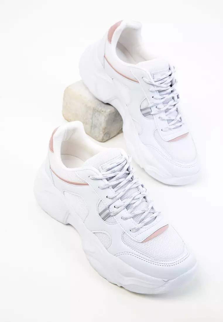 White-Powder Women's Sneaker 20574