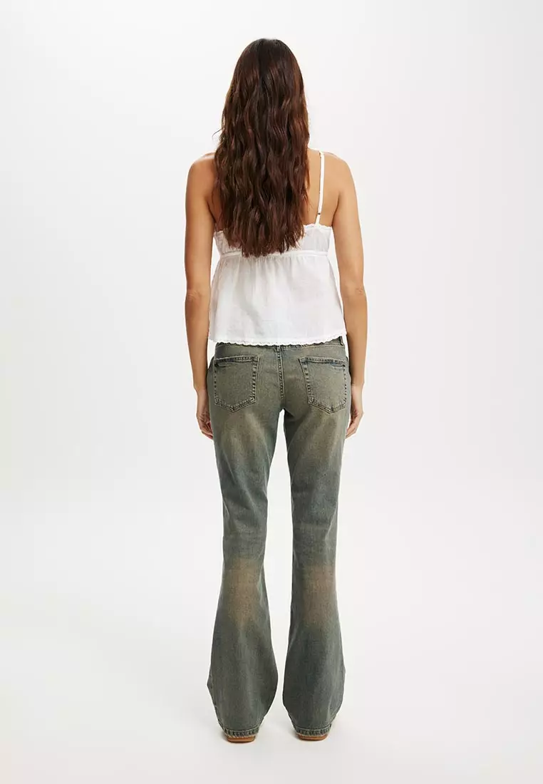 Low Rise Bootcut Jeans