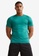 H&M green Sports Top Muscle Fit 7B1C5AAC3AD0B7GS_1