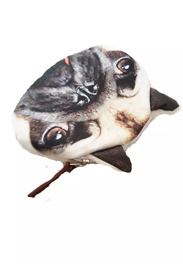 Puggy Cute Face 3D Coin Case