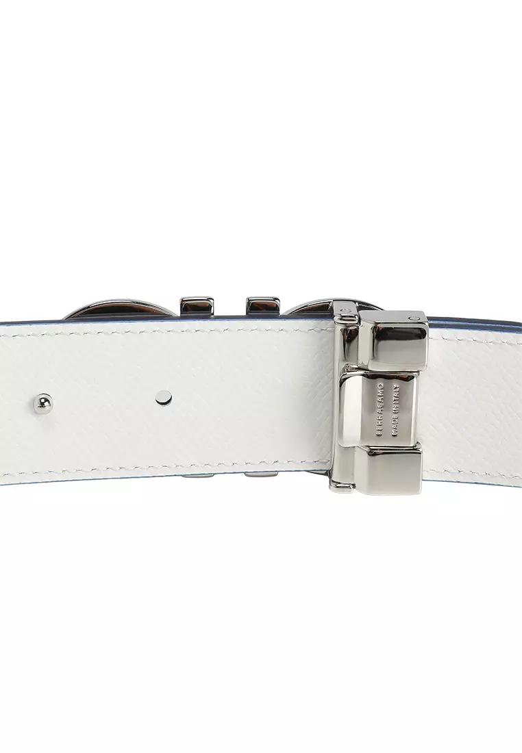 Ferragamo Reversible Belt Salvatore Ferragamo White Belt Salvatore