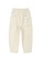 A-IN GIRLS beige Elastic Waist Solid Color Casual Pants 24323AAB0D5628GS_4