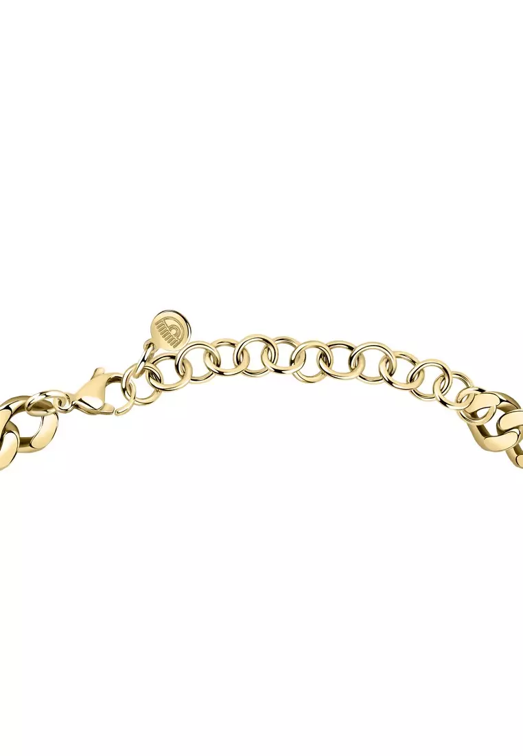 Chiara Ferragni Chain 38 + 4 cm Women's Green Stone Necklace J19AUW29