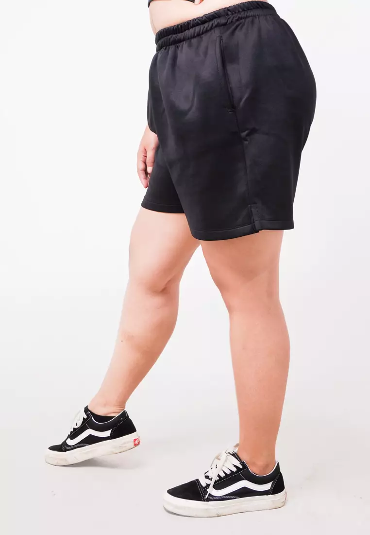 LC033 TDLA LBSH Short Celana Pendek Scuba Wanita Black