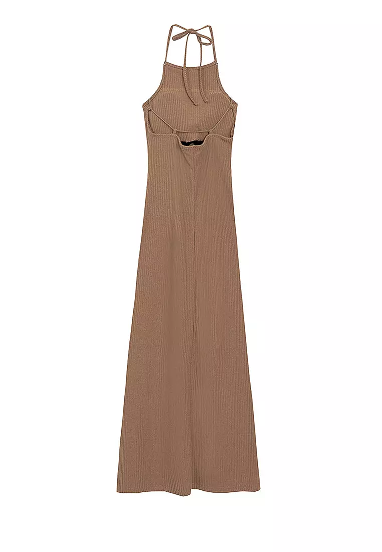 Halter Neck Maxi Dress