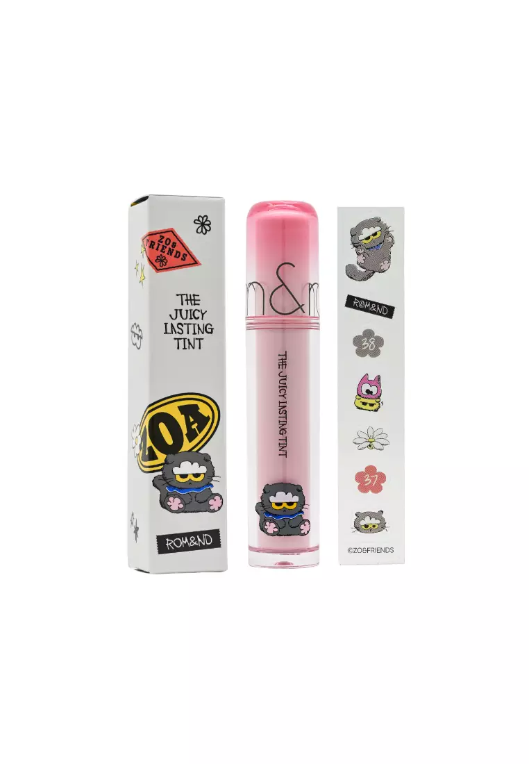 ROM&ND Zo&friends Glasting The Juicy Lasting Tint (#38 Cloud Berry)(1pc) 1piece 38