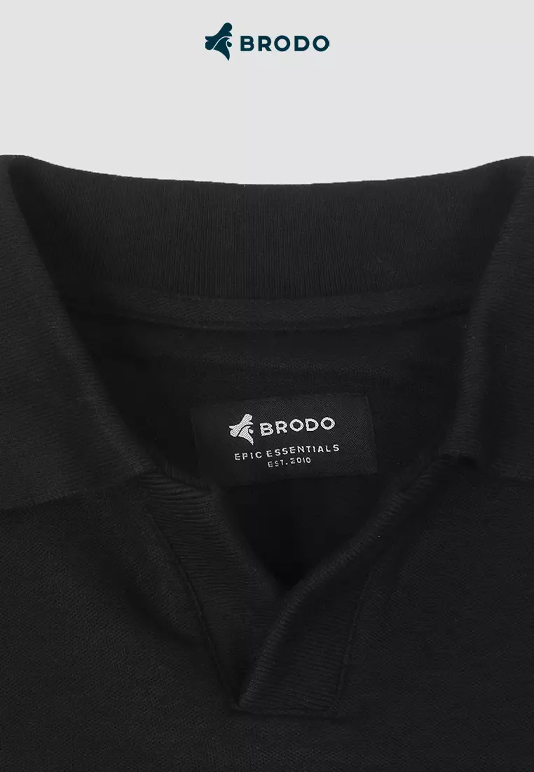 BRODO - Broshirt Short Reguler Black