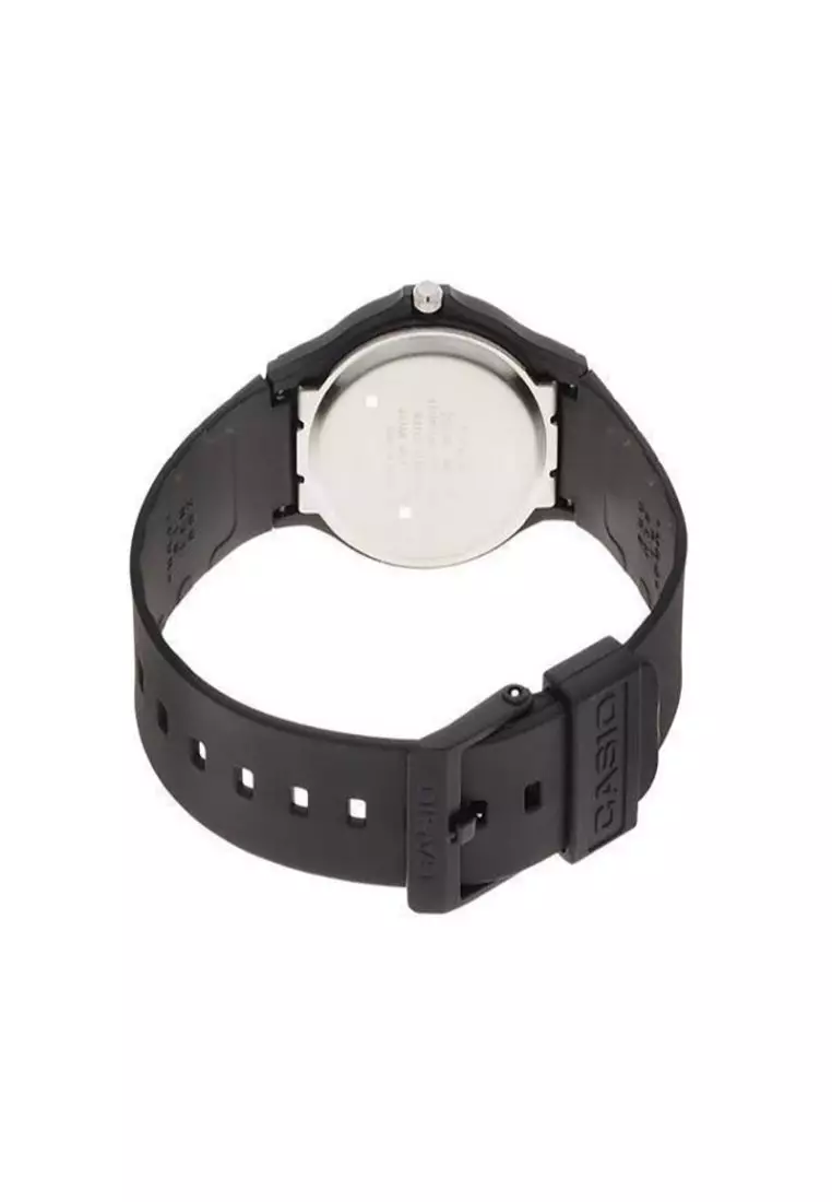 Men's Analog Watch MQ-24-1B3 Black Resin Band Watch for Mens