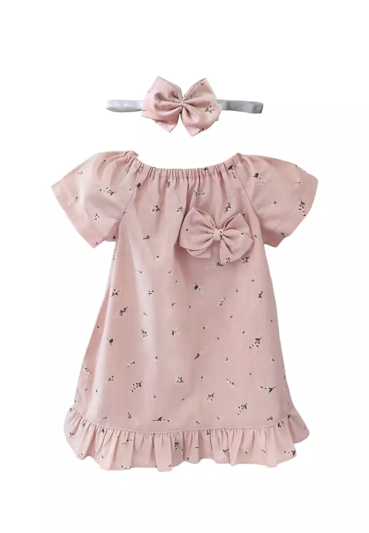 Buy Aikaydan Cotton baby dress -Dandelion Online | ZALORA Malaysia