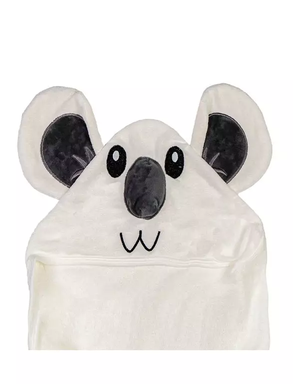 Premium 3D Animal Hooded Bamboo Bath Towel Koala Bear (400GSM)