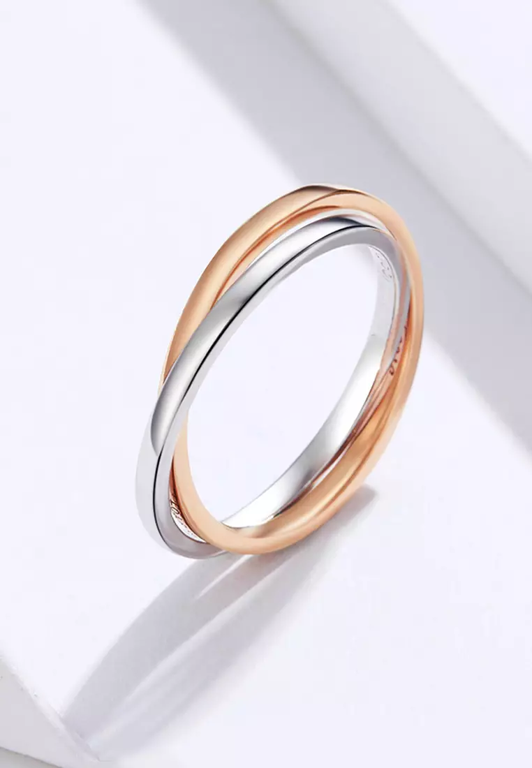 Forever Love Dual Tone Promise Ring