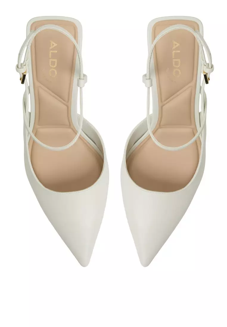 Brunette Strappy Slingback Heels