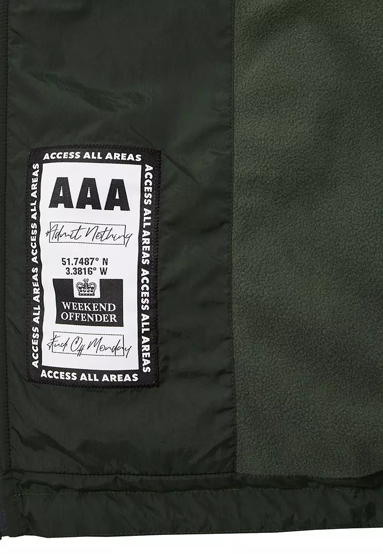 MENS BLACK FOREST TECHNICIAN FACE MASK JACKET