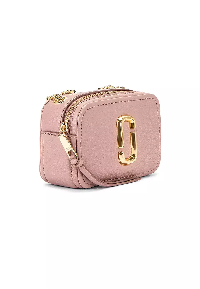 The Glam Shot Leather Crossbody Adobe Rose H121L01FA21