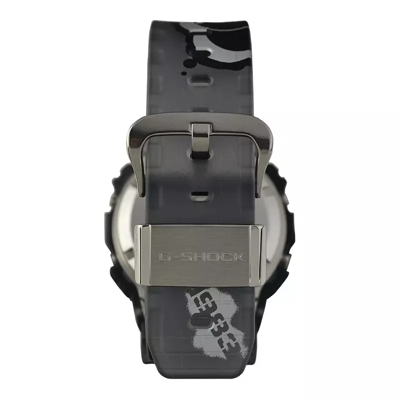 Jam Tangan Pria Casio G-Shock DW-5000SS-1DR DW5000 DW-5000SS Street Spirit Digital Dial Black Transparent Resin Band