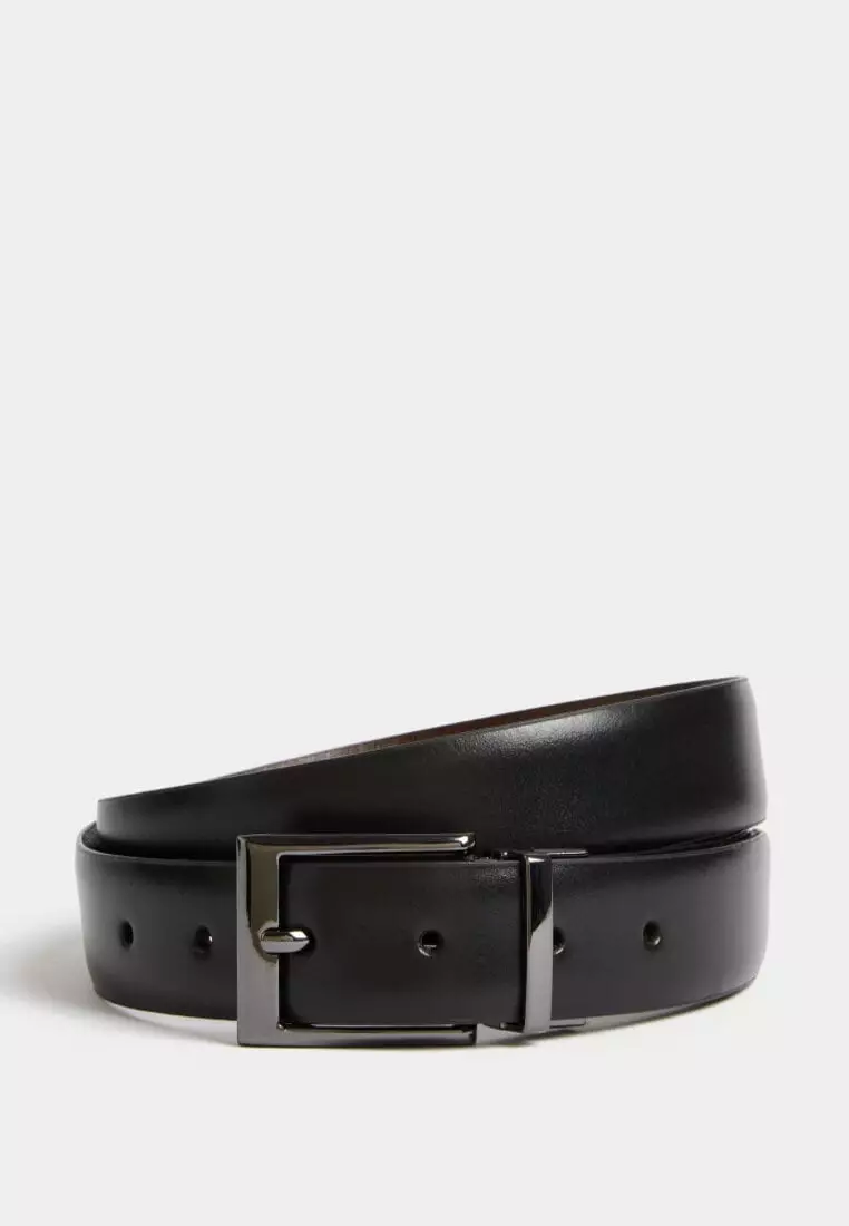 M&S Collection Leather Reversible Belt