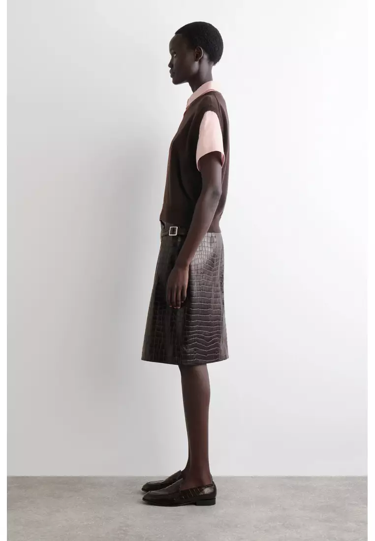 LAYERED MERINO WOOL SHIRT VEST