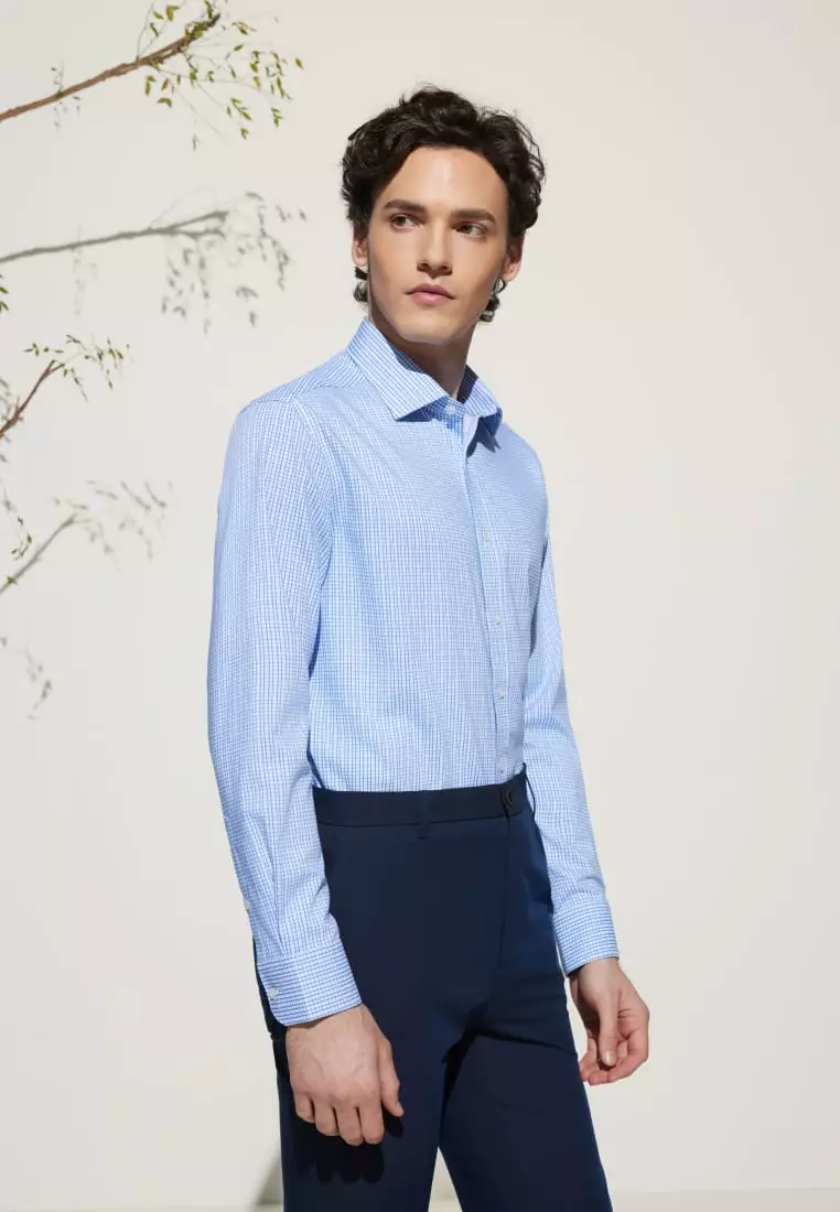 G2000 Non-Iron Silky Touch Smart Fit Check Shirt