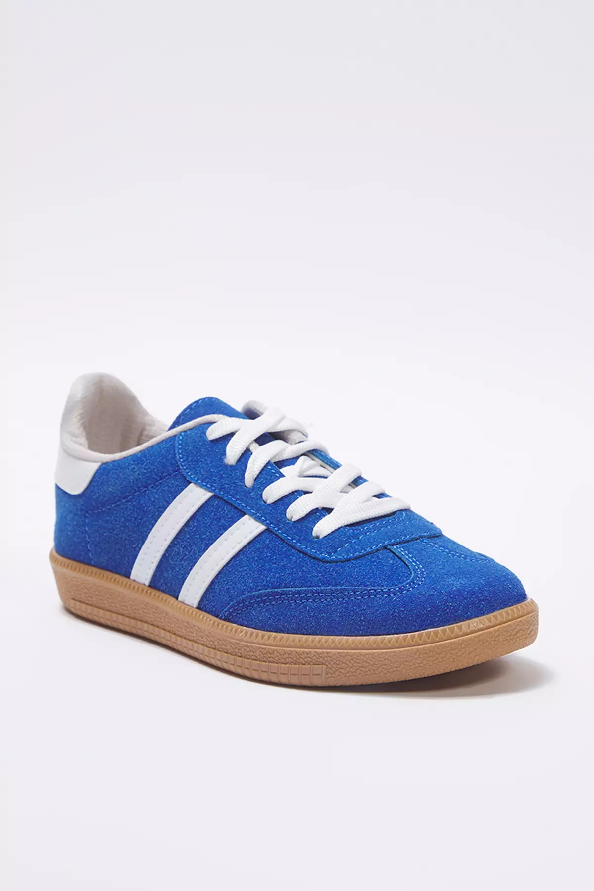 Blue Retro Lace-Up Women's Sneakers Takaw25Sn00005