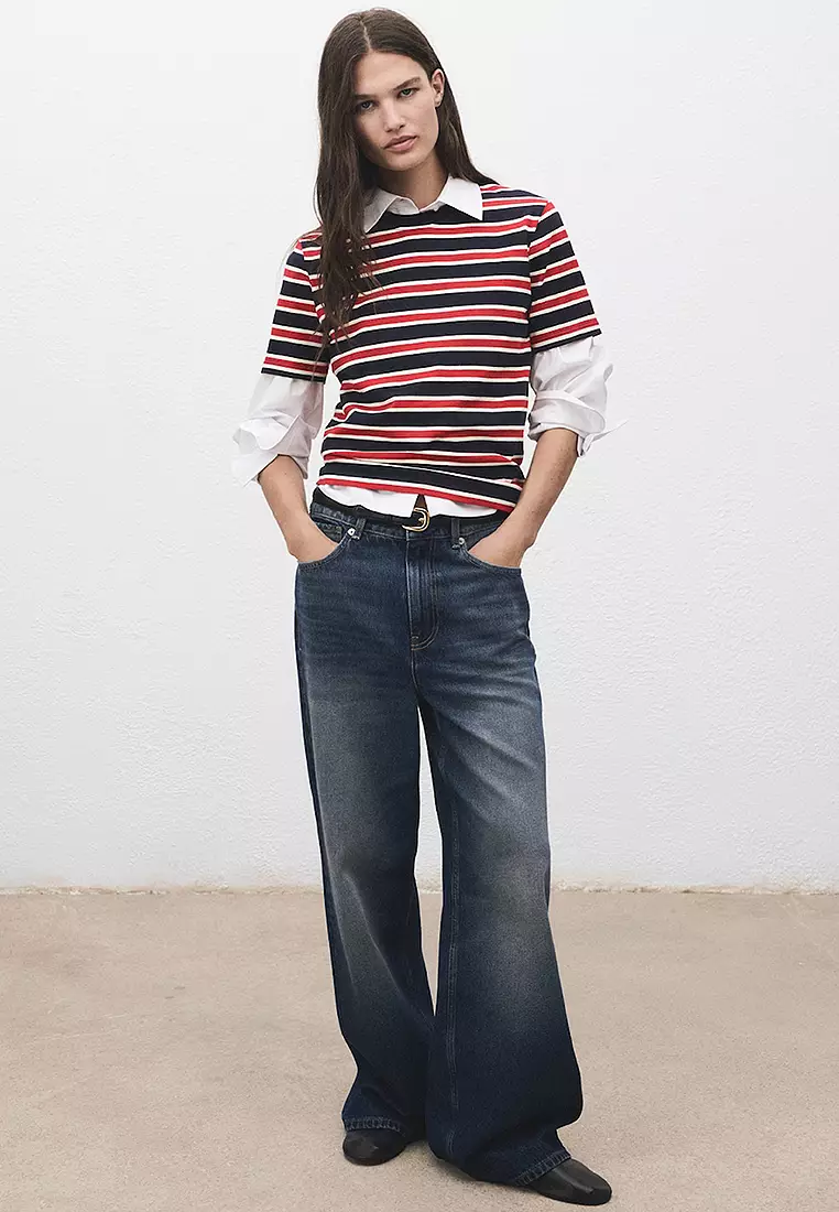 Striped Cotton T-Shirt