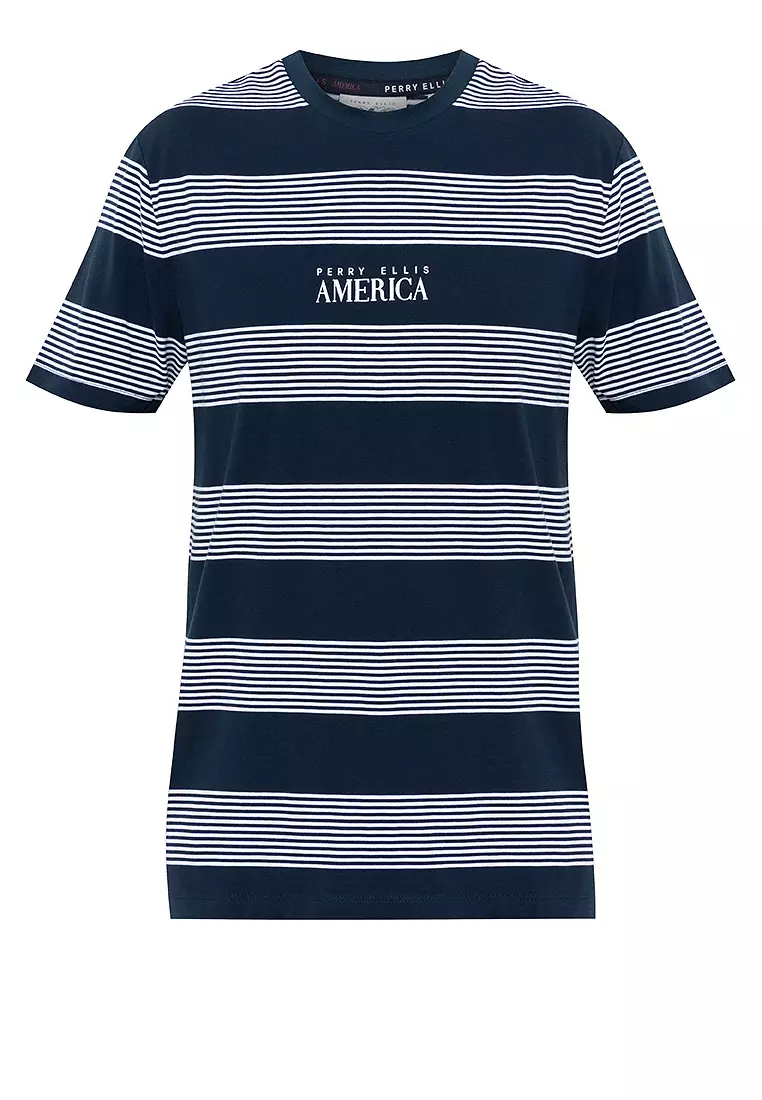 Perry Ellis America Stripe Tee