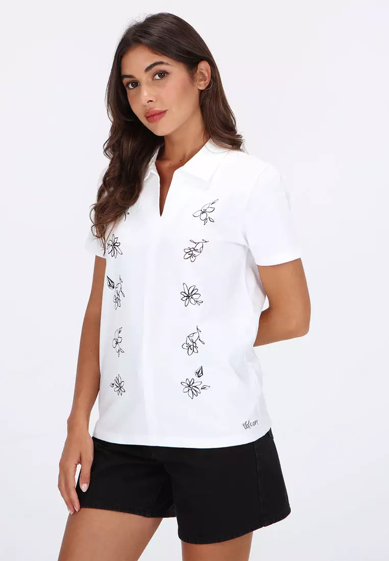 GPL GOOD SIDE SHORT SLEEVE POLO WHITE