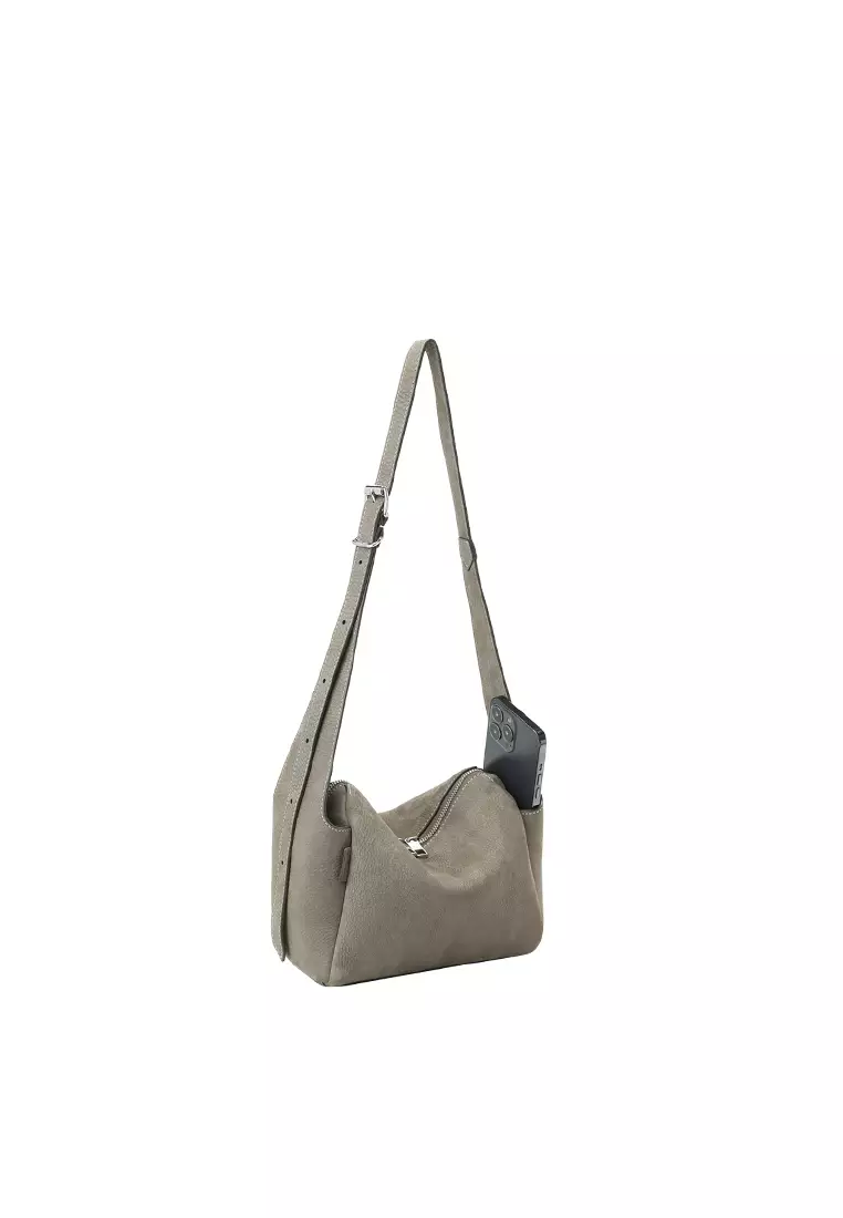 Petrichor Pockets Shoulder Bag Small - Soft Thyme