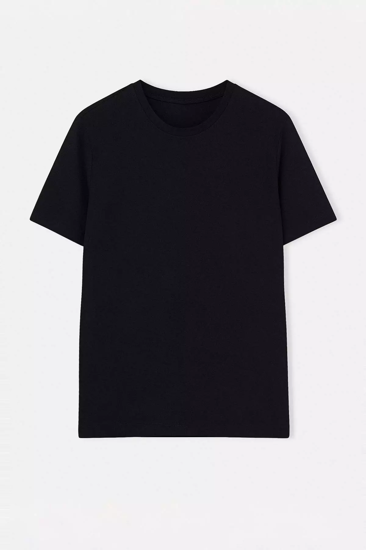 Black-Gray-Indigo -Blue-White 5-Pack Regular Fit Basic 100% Cotton T-Shirttmnss24Ts00082