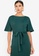 ZALORA WORK green Boat Neck Dress 03A14AAF0906B9GS_3