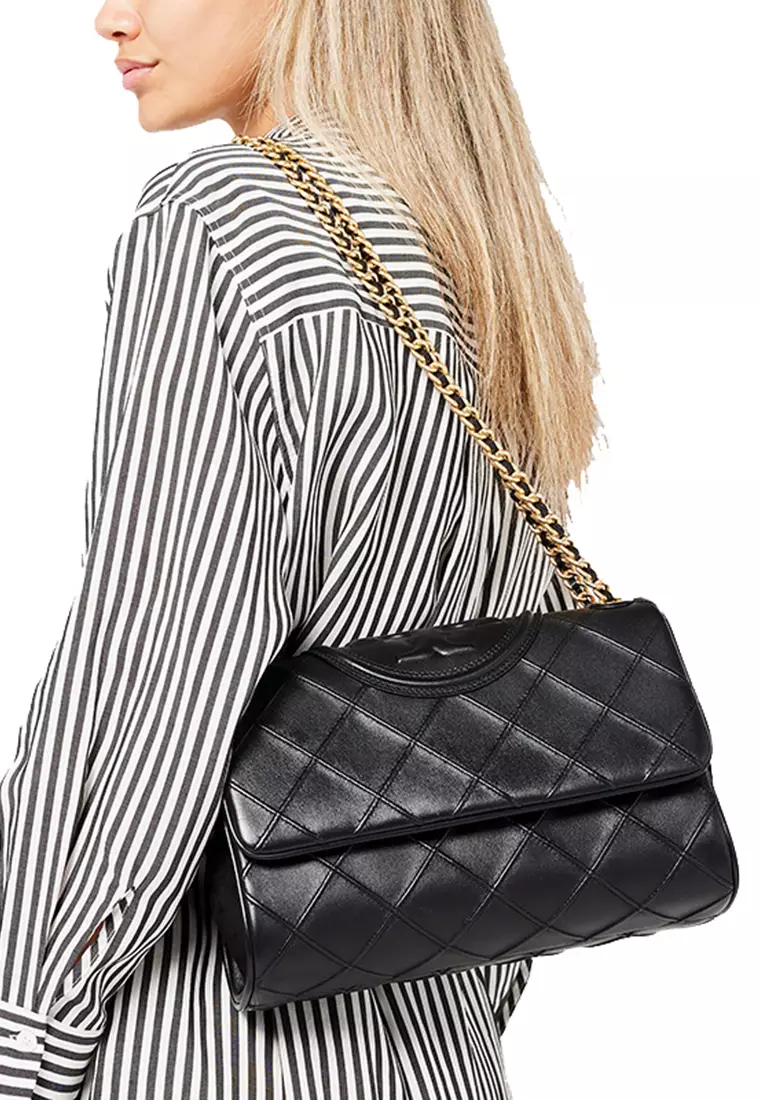 Tory burch fleming store black