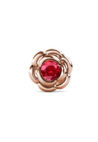 Jual Her Jewellery Petunia Brooch Rose Gold Bros Crystal