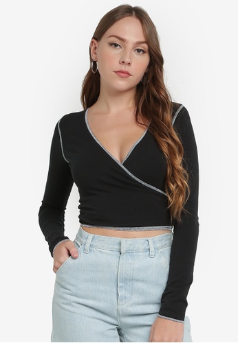 Hollister Multi-Way Wrap Top | ZALORA Malaysia