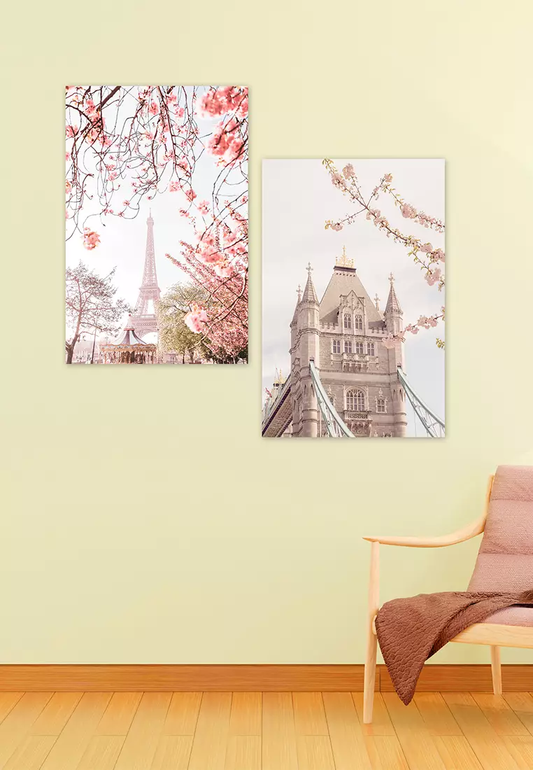 Buy At Home Set of 2 Juliet Wall Art Canvas A 2024 Online ZALORA