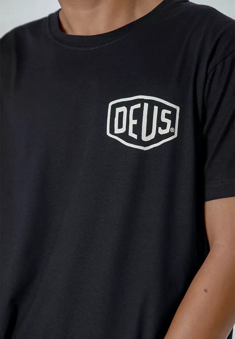Deus Ex Machina☆TEMPLE OF ENTHUSIASM OG 半袖T シャツ TEMPLE OF ENTHUSIASM OG - BLACK – (ID) Deus Ex Machina