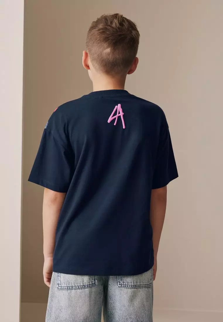 Relaxed Fit Short Sleeve Graphic T-Shirt