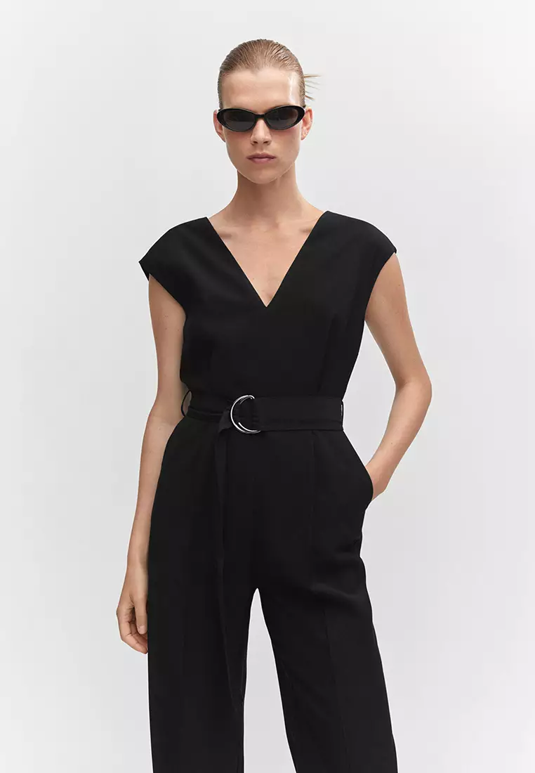 Express v neck hotsell jumpsuit