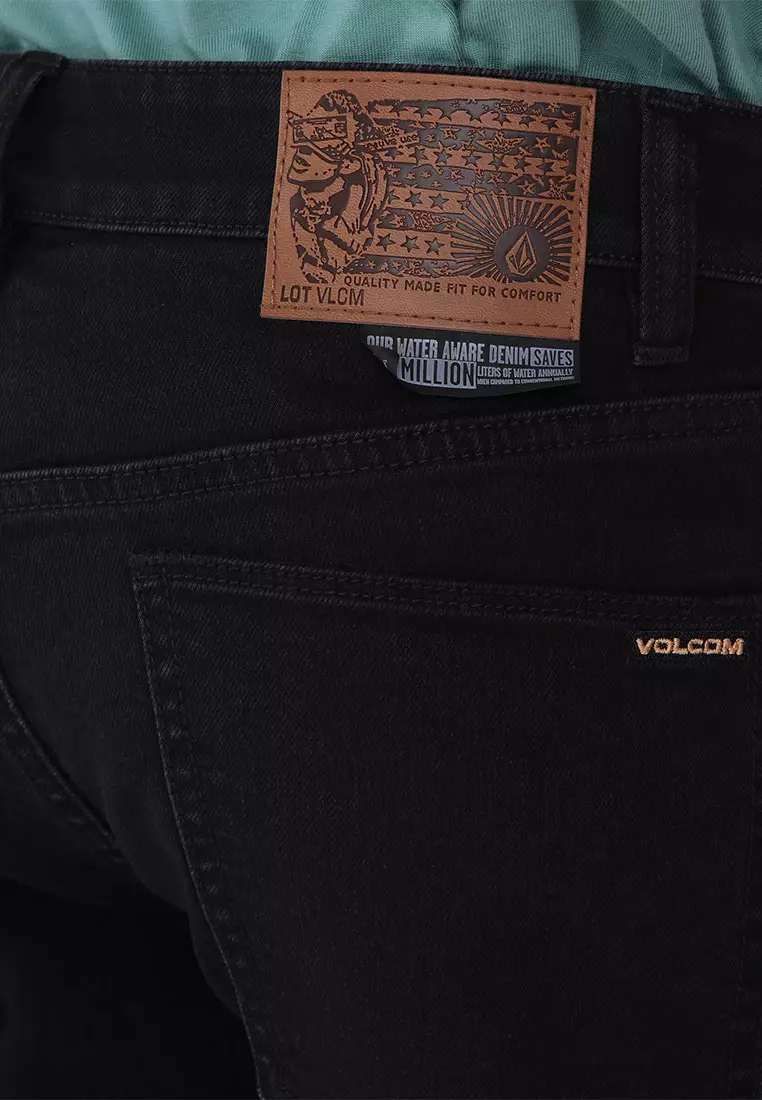 MLD 2X4 SKINNY TAPERED FIT JEANS BLACKOUT