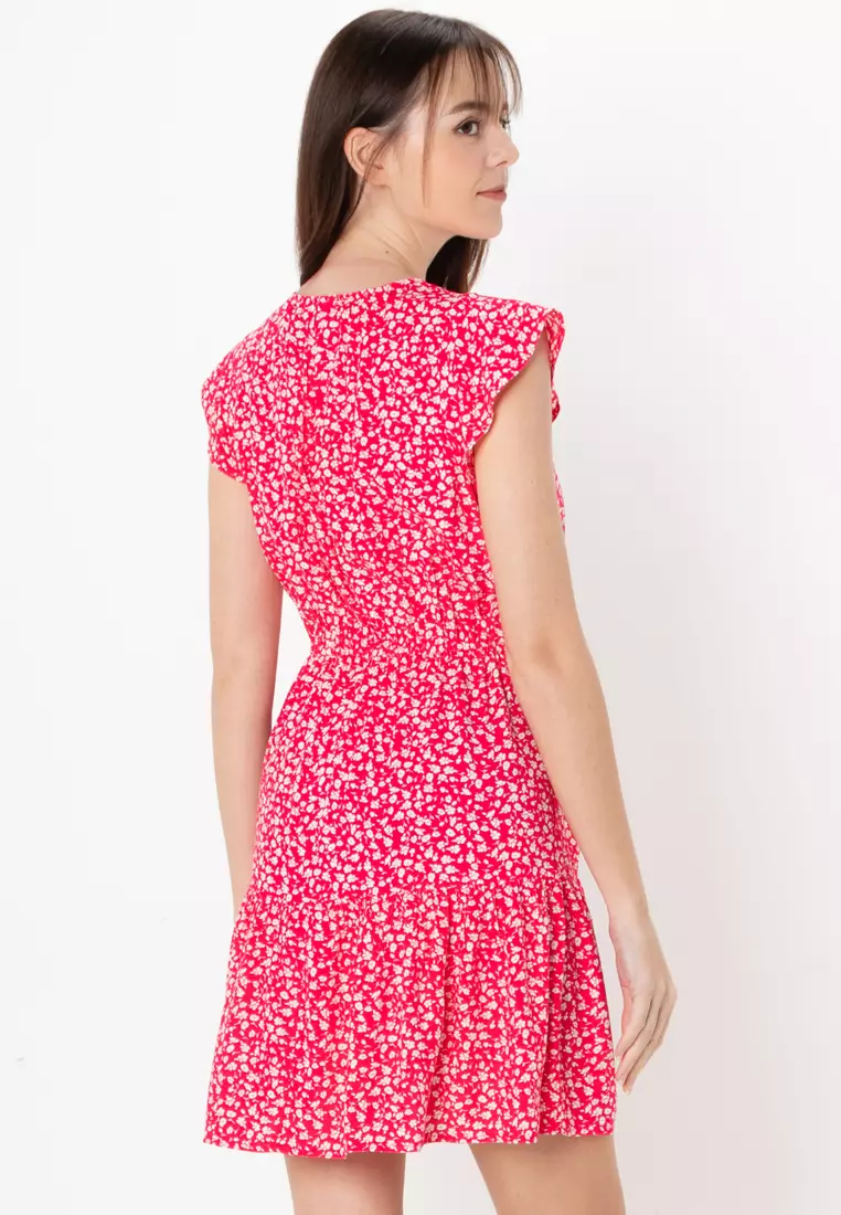 Tie Waist Mini Dress