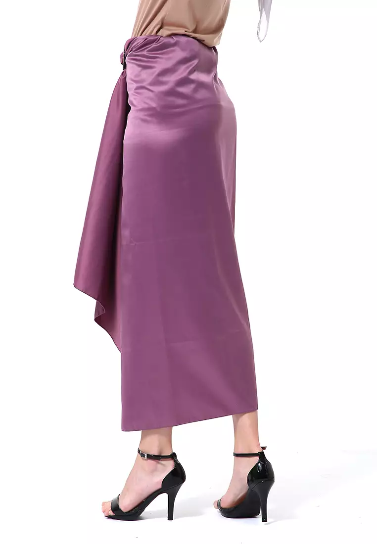 Cornelia Rok Lilit Polos Velvet Satin The Latest Today High Quality Premium - Purple