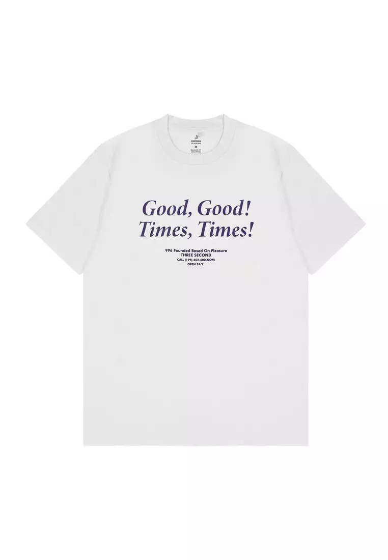 3Second Men's T-Shirt Short Sleeve Regular Fit Cotton Daph OL-C860125