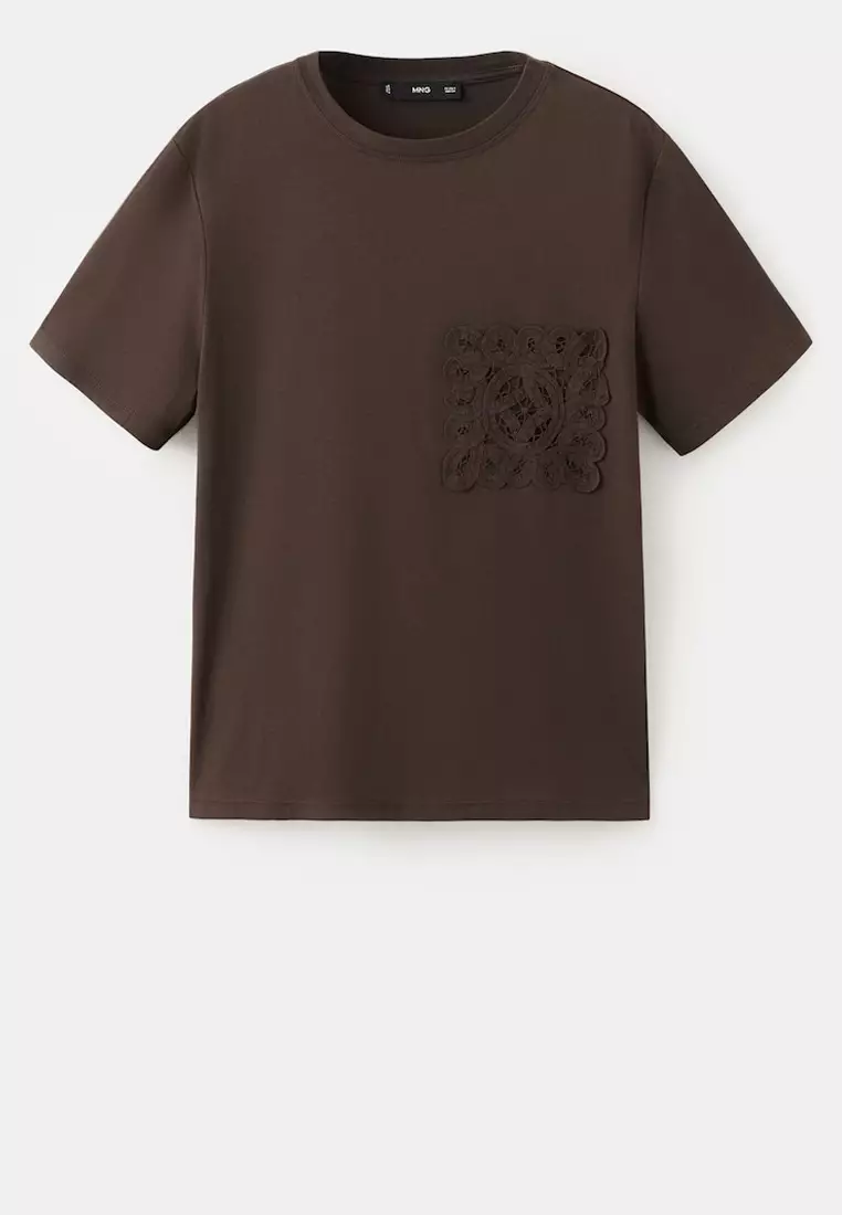 Embroidered Cotton T-Shirt